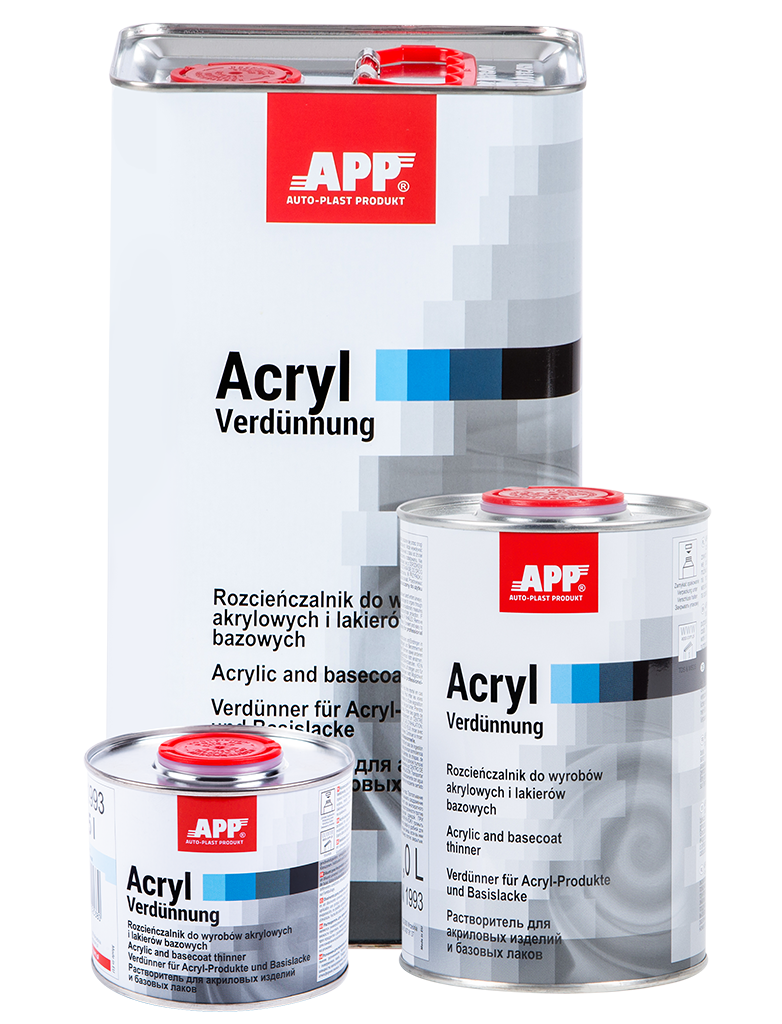Diluant acrylique std carrosserie peinture APP Acryl Verdunnung – 030100