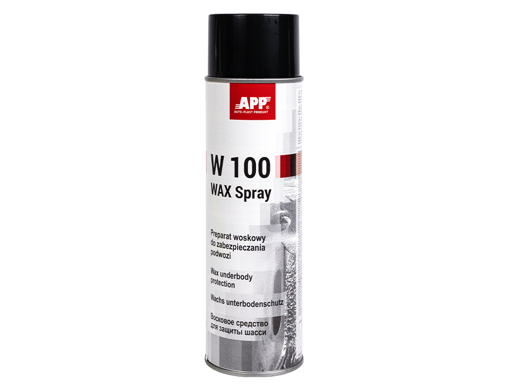 Matière à base de cire avec propriétés antirouille pour protection de châssis et éléments de carrosserie APP W100 – 050501