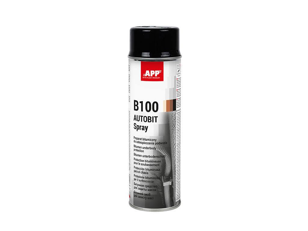 Matière bitumineuse avec propriétés antirouille et insonorisante pour protection de châssis et éléments de – 050600