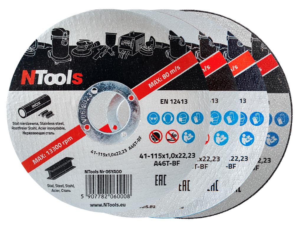 Disques pour coupe de l'acier NTools SDC – 06YA00