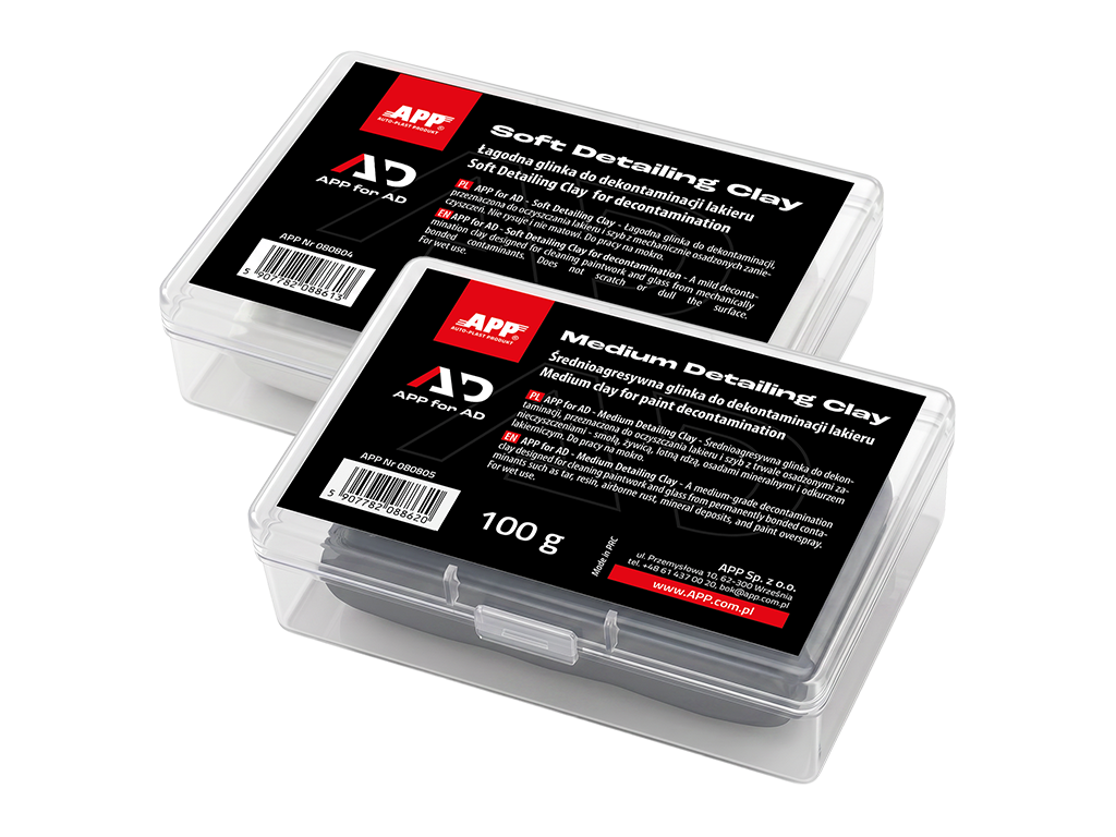 Barres d'argile pour la décontamination du vernis APP for AD Detailing Clay Bars – 080804