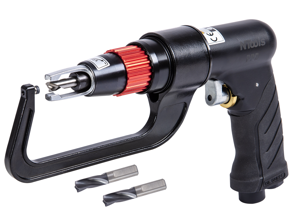 ___NTools PRD SET - NTools PRD SET - Zestaw z pneumatycznym rozwiertakiem | 3 rozwiertaki NTools PRD SET – 139520NSET