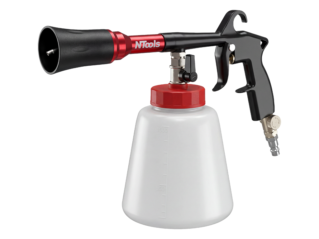 Pistolet de nettoyage pneumatique avec réservoir NTools Cyclone Fusion – 231724