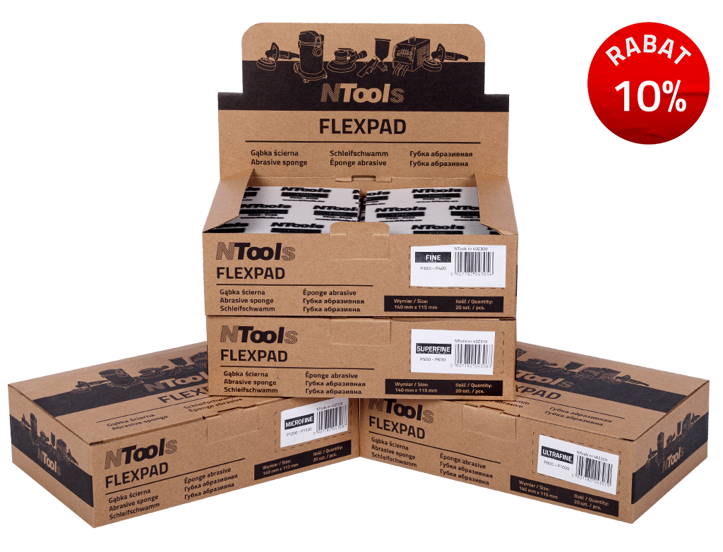 Kit d'éponges abrasives NTools FLEXPAD Z – 40Z300SET