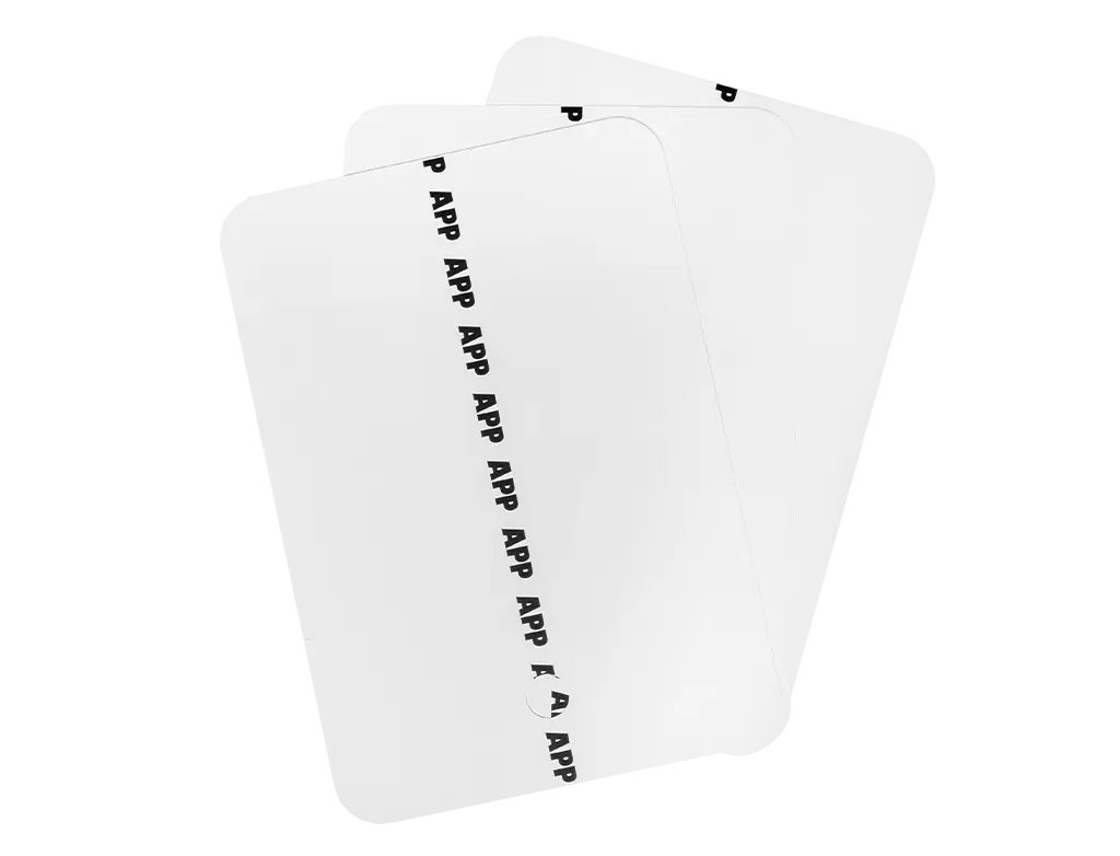 Carte métallique blanche pour test peinture et projection couleur - ProFinish Distribution