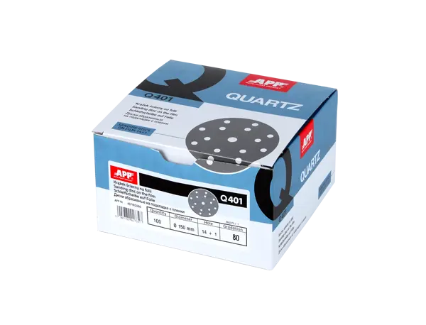 Disque abrasif 14+1 trous haute performance sur feuille synthétique - ProFinish Distribution