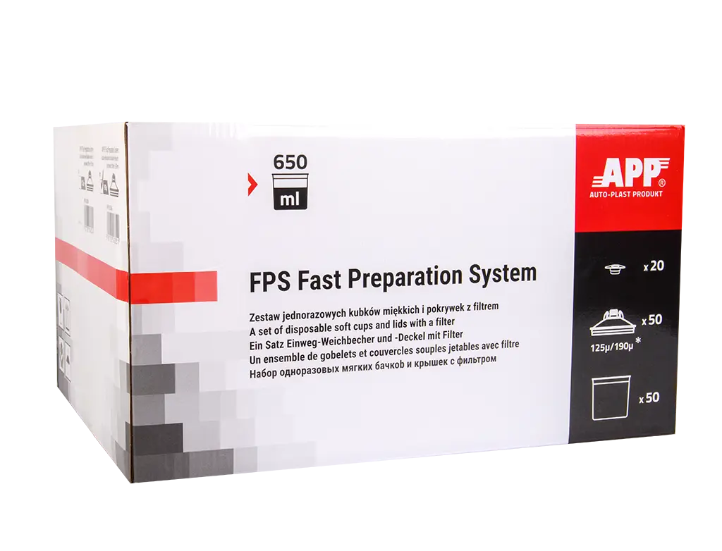 Fast Preparation System (Système de gobelets jetables pour mélange peinture/vernis) - ProFinish Distribution
