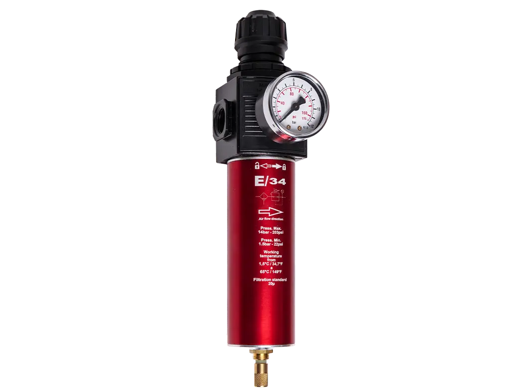 Filtre d’air haute performance avec régulateur et manomètre - ProFinish Distribution