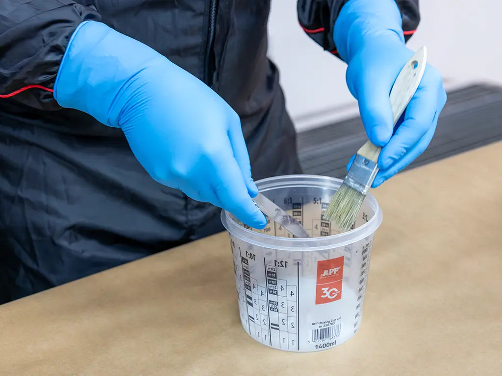 Gants jetables en nitrile longs renforcés - ProFinish Distribution
