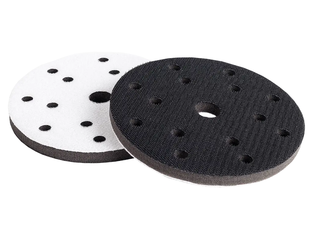 Interface mousse Ø150 mm (14+1 trous – Épaisseur 12 mm – Velcro/micro-velcro) - ProFinish Distribution