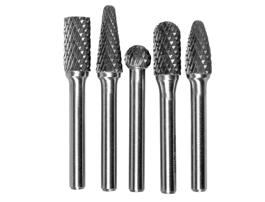 Kit 5 fraises carbure tungstène haute durabilité - ProFinish Distribution