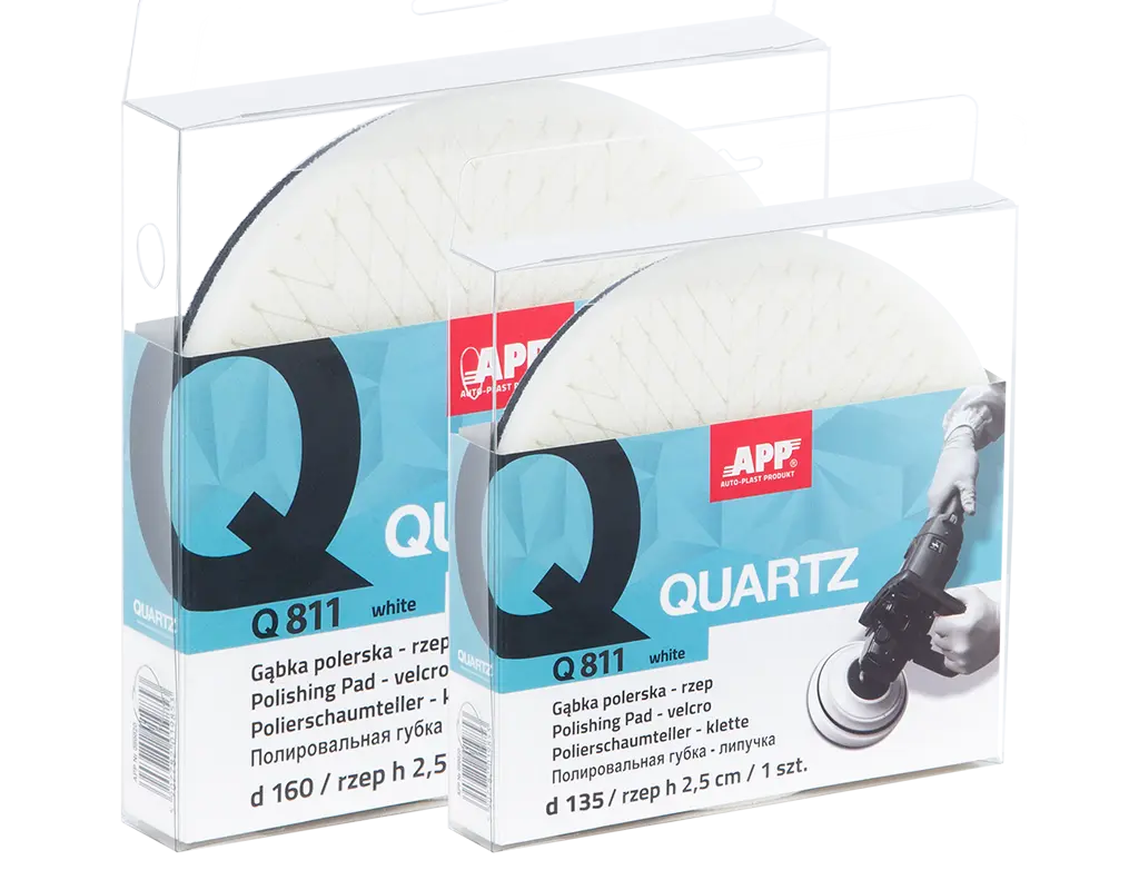 Mousse de polissage rainurée haute performance – Ø135 mm & Ø160 mm – Velcro - ProFinish Distribution
