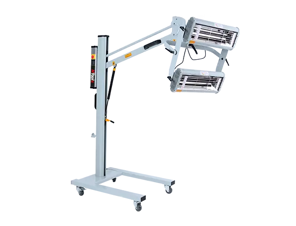 NTools FDS 2000 Plus – Sécheur infrarouge 2kW avec minuterie, sur flèche télescopique - ProFinish Distribution