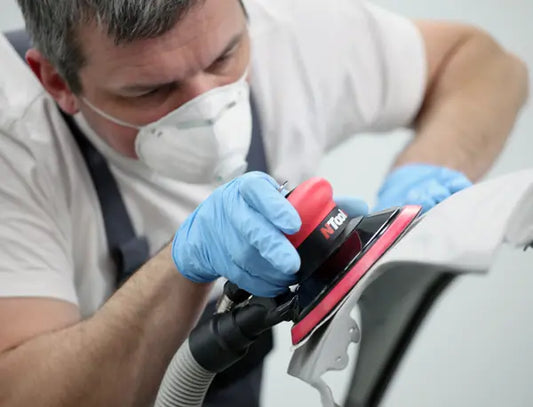 NTools RS 150 – Ponceuses pneumatiques roto-orbitales Ø150 mm (2,5 / 5,0 / 8,0 mm) - ProFinish Distribution