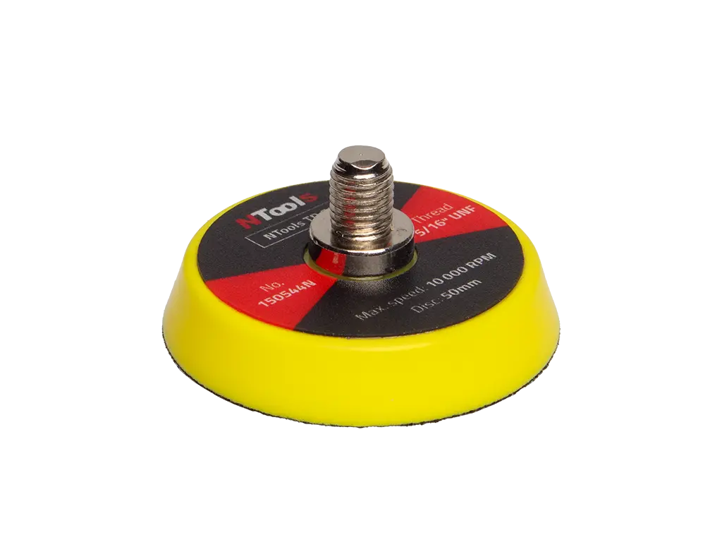 Plateau Ø50 mm sans trous, Velcro, pour ponceuse PSM50 - ProFinish Distribution