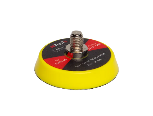 Plateau Ø50 mm sans trous, Velcro, pour ponceuse PSM50 - ProFinish Distribution