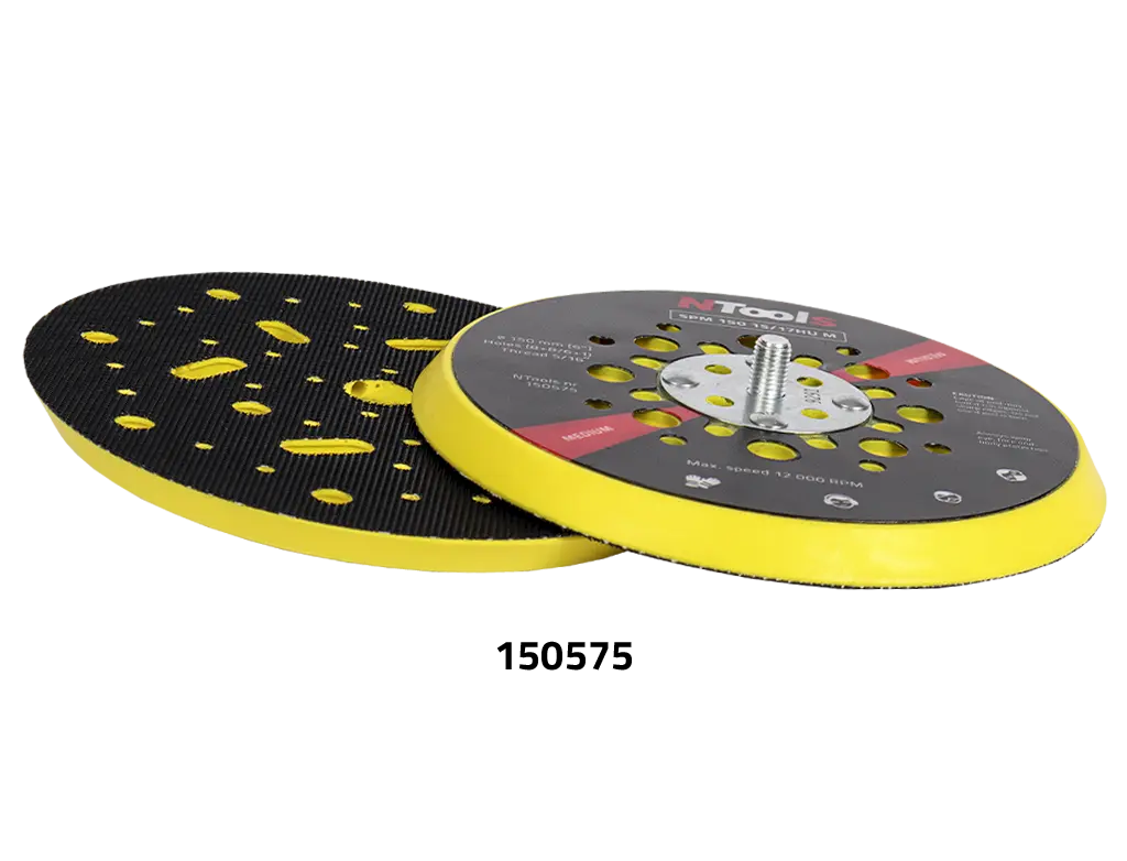 Plateau abrasif universel Ø150 mm, multi-trous, 5/16", Velcro - ProFinish Distribution