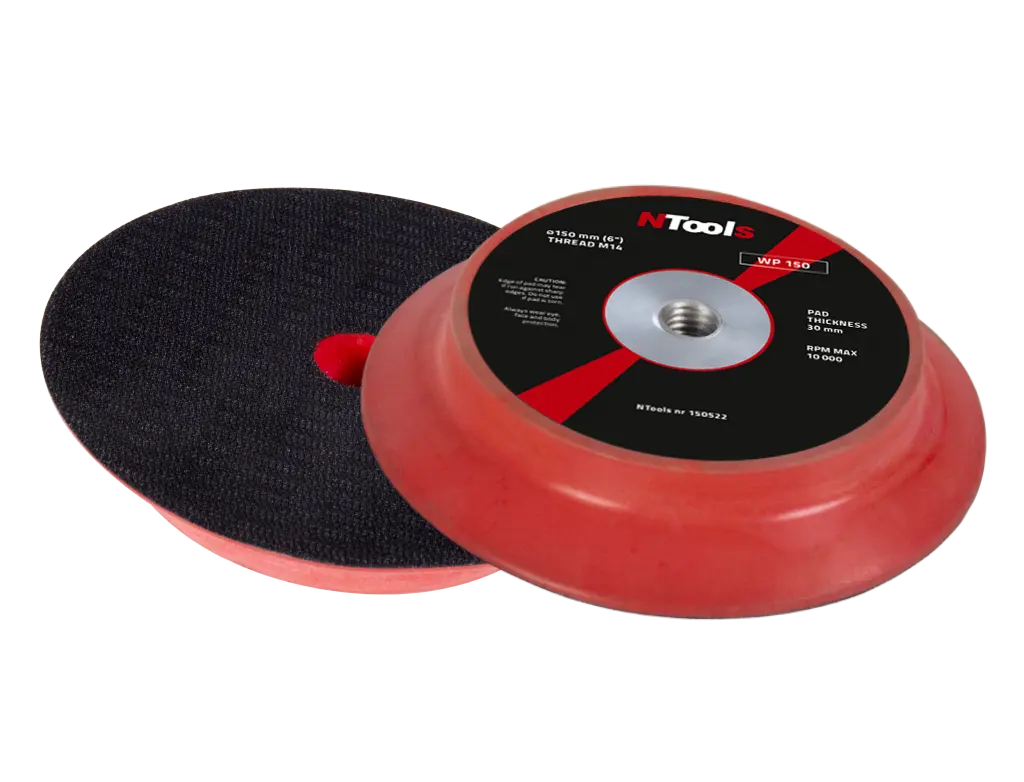 Plateaux de polissage rotatif M14 pour éponges velcro - ProFinish Distribution