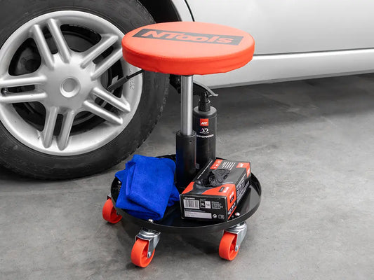 Siège d’atelier mobile réglable en hauteur - ProFinish Distribution