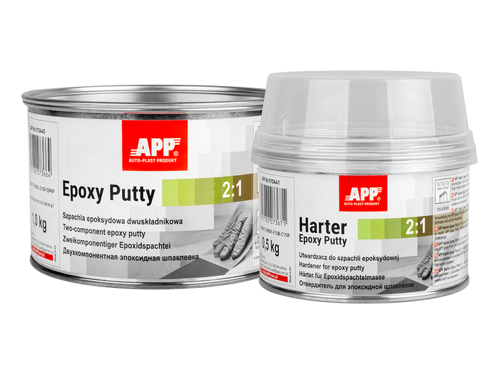 Pâte époxy à deux composants + durcisseur APP Epoxy Putty 2:1+Harter – 010440