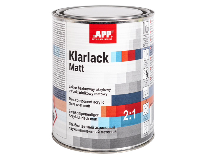 APP Klarlack Matt 2: 1 – 020180