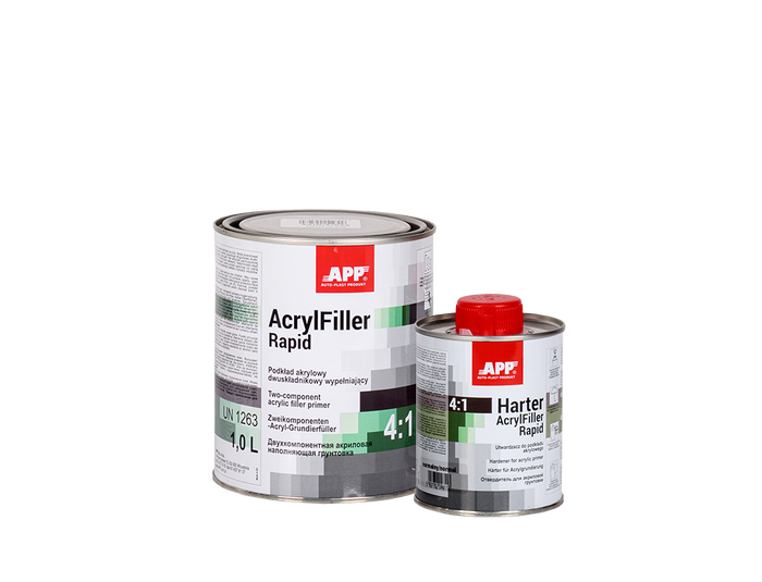 Apprêt acrylique à deux composants HS + durcisseur APP AcrylFiller Rapid 4:1+Harter – 020426 – vue 2