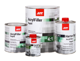 Apprêt acrylique à deux composants HS + durcisseur APP AcrylFiller Rapid 4:1+Harter – 020426