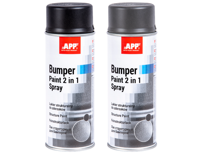 Peinture structurante pour plastique APP Bumper Paint 2-en-1 Spray – 020811