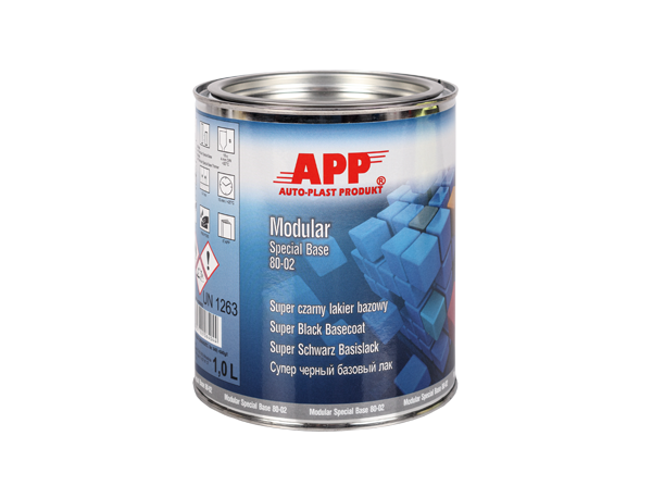 APP Modular Special Base - Peinture spéciale super noir APP Modular Special Base Super Black Basecoat – 0260002