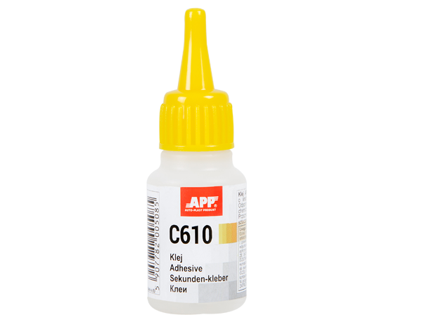 Colle cyanocrylate glue pour caoutchouc, matières plastiques et métal APP C610 – 040509