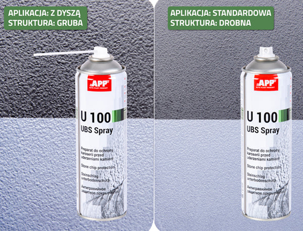 Préparation pour la protection de la carrosserie des impacts de pierres APP U100 UBS Spray – 050090 – vue 2
