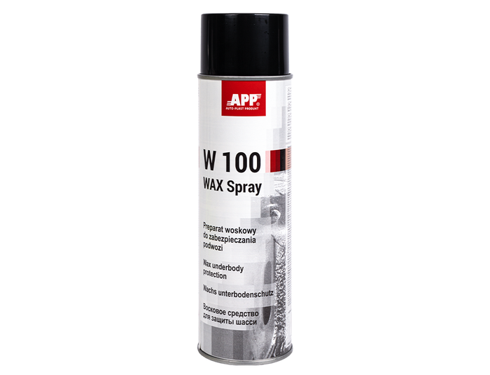 Matière à base de cire avec propriétés antirouille pour protection de châssis et éléments de carrosserie APP W100 – 050501