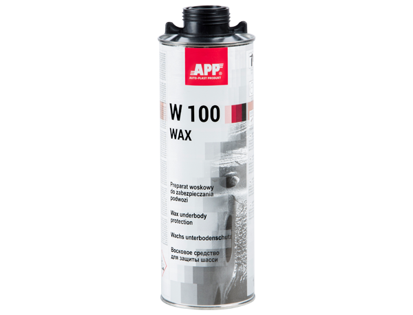 Matière à base de cire avec propriétés antirouille pour protection de châssis et éléments de carrosserie APP W100 – 050502