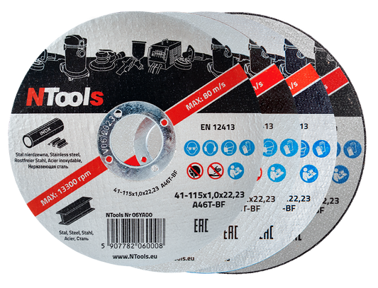 Cutting and grinding discs for steel/stainless steel (FEPA 41) 