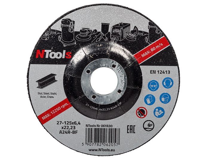 Disque pour rectification de l'acier NTools SDSS – 06YA20