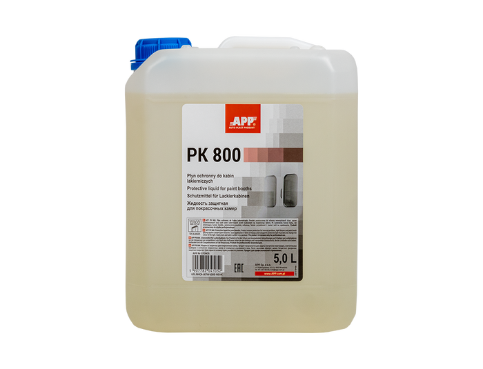 Liquide protecteur pour mur de cabine de peinture auto APP PK 800 – 070905