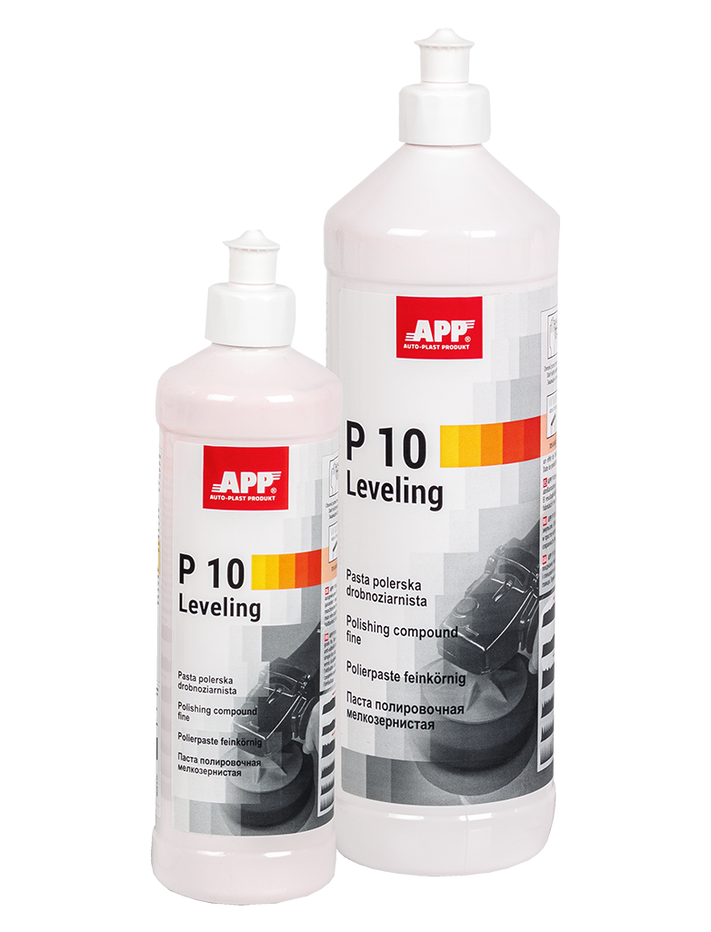 Pâte à polir de finition pour peinture récente ou rayure superficiel. APP P10 Leveling Compound – 081316