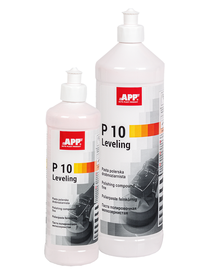 Pâte à polir de finition pour peinture récente ou rayure superficiel. APP P10 Leveling Compound – 081316