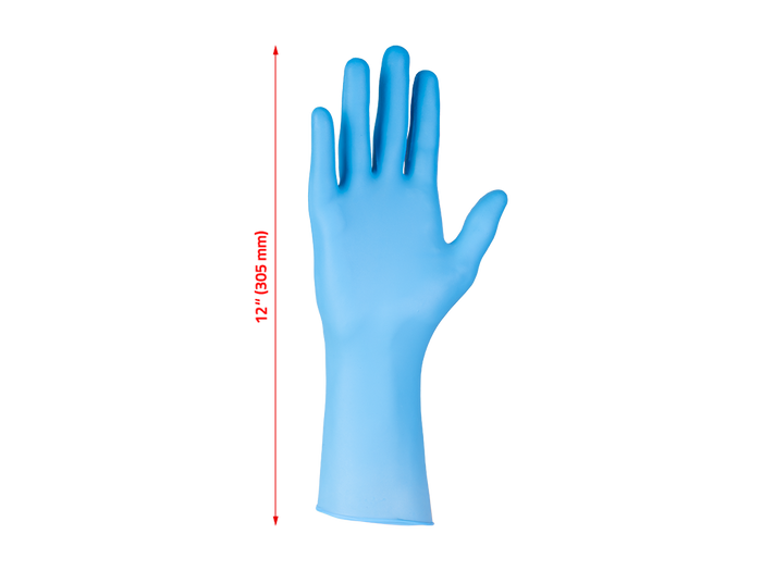 Gants jetables en nitrile, longs APP QUARTZ Q910 Extra Strong – 090651 – vue 2