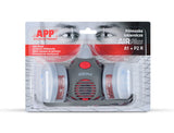 Demi-masque de peinture (kit) APP AIR Plus A1+P2 R – 090750WH – vue 6