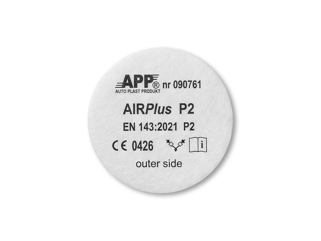 Le filtre plat contre la poussiere APP AIR Plus P2 R – 090761