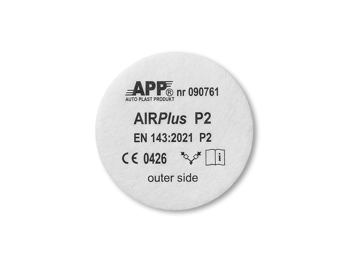 Le filtre plat contre la poussiere APP AIR Plus P2 R – 090761