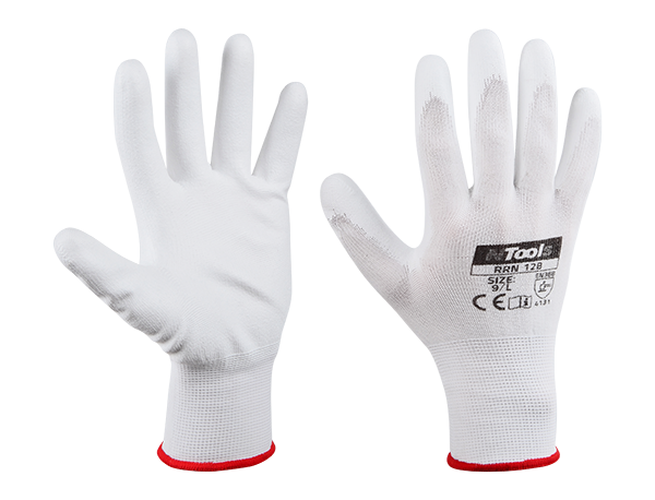 Gants de travail nylon & polyuréthane NTools RRN 12B – 090801