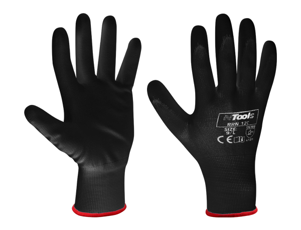 Gants de travail nylon & polyuréthane NTools RRN 12C – 090805