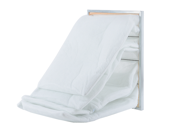 Filtre à poches - épaisseur 22 mm - 590 × 450 × 700 mm - 1 × 4 poches avec cadre -modèle SAIMA APP FK 370 – 100370 – vue 2