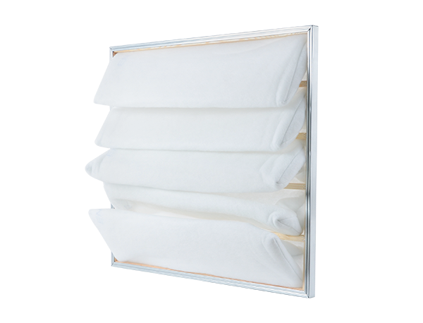 Filtre à poches - épaisseur 22 mm - 685 × 785 × 200 mm - 1 × 5 poches avec cadre -USI -modèle MILLIBAR APP – 100390 – vue 2