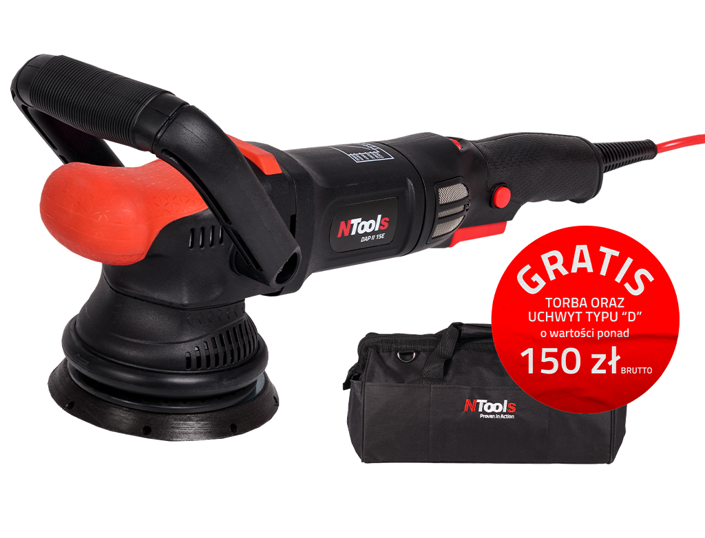 Polisseuse électrique, type Dual Action, avec une saute 15 mm NTools DAP II 15E – 126004