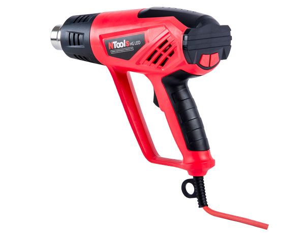 Pistolet a air chaud avec contrôle de la température et affichage a LED NTools HG LED – 126007