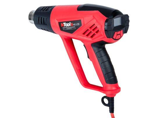 Electric heat gun with LCD digital control 