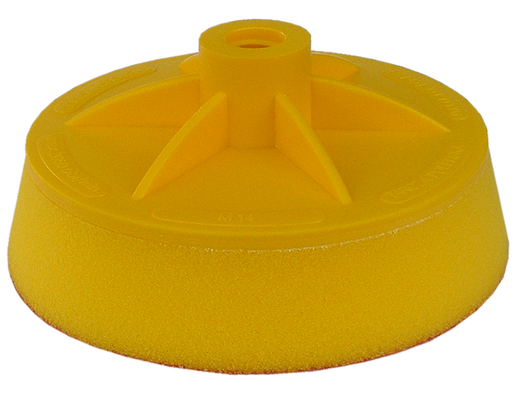 Plateau avec disque de polissage M14, 30 mm, velcro pour éponges de polissage d150/h2, 5 APP TR 125 – 150507